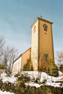 Kirche Stebbach Turmansicht Nordseite